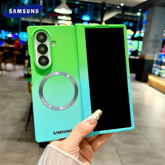 Soft Liquid Silicone Gradient Magnetic Case for Samsung Galaxy Z Fold