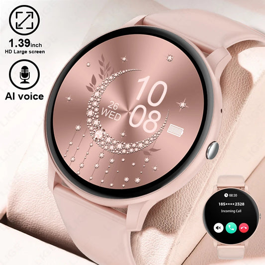 2025 New Smart Watch Women Men Bluetooth Call