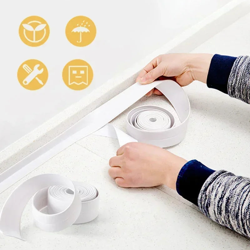 Shower Bath Sealing Tape Strips PVC Self Adhesive
