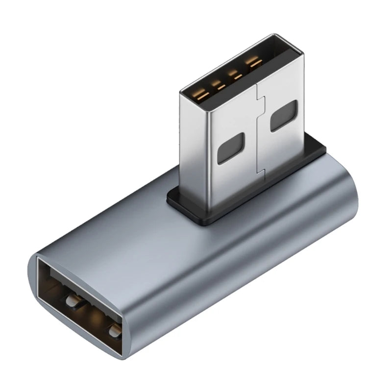 90 Degree USB 3.0 Male to Female Right