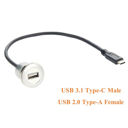 USB 3.1 Type-C Male to USB 2.0 A