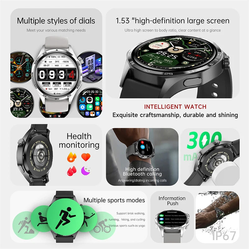 For HUAWEI GT5 Pro GPS NFC Smart Watch