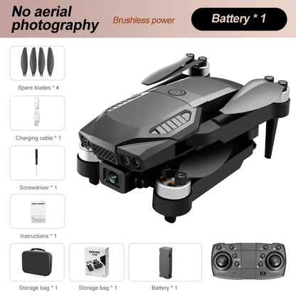 F198 Brushless Drone Optical Flow Positioning Dual Camera