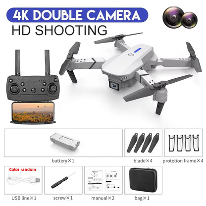 KDBFA 2024 New E88 Pro WIFI FPV Drone