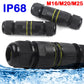 IP68 Outdoor Waterproof Junction Box Electrical Cable Connector,