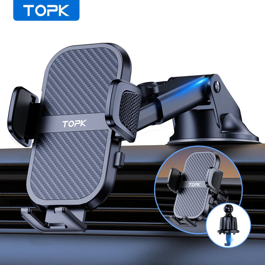 TOPK Car Phone Holder Super Stable Car Phone