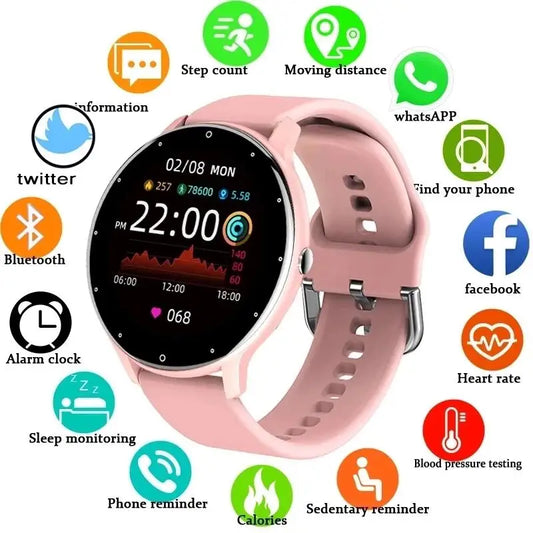 LIGE Women Smart band Watch Real-time Weather Forecast
