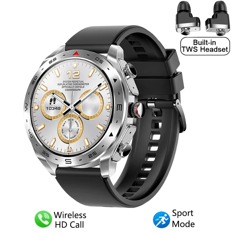 2024 New Smart Watch TWS 2-in-1 Bluetooth Earphones