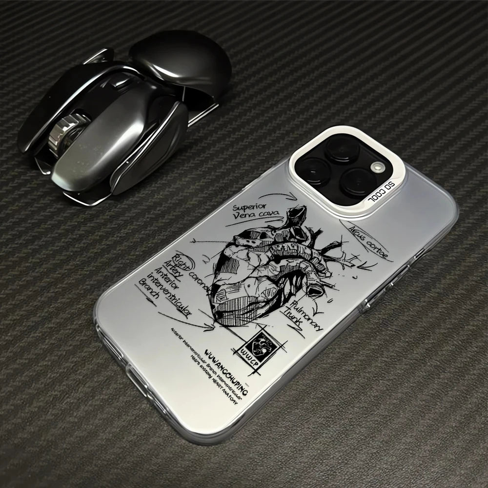 Creative Cardiovascular model Heart Medical Phone Case For