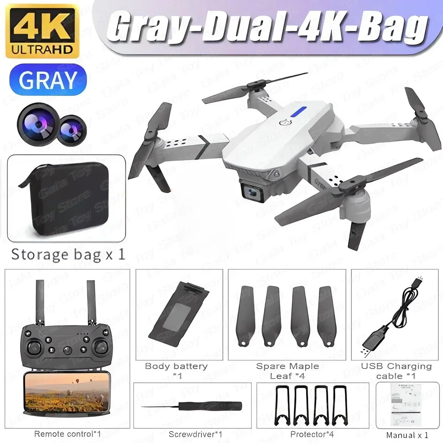 2024 New E88 Pro WIFI FPV Drone Wide