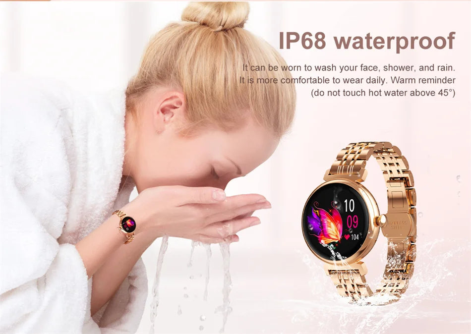 1.04 inch AMOLED Screen Fashion Ladies Smart Watch