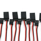 10pcs 100mm/150mm/200mm/300mm/500mm RC Servo Extension Cord Cable Wire