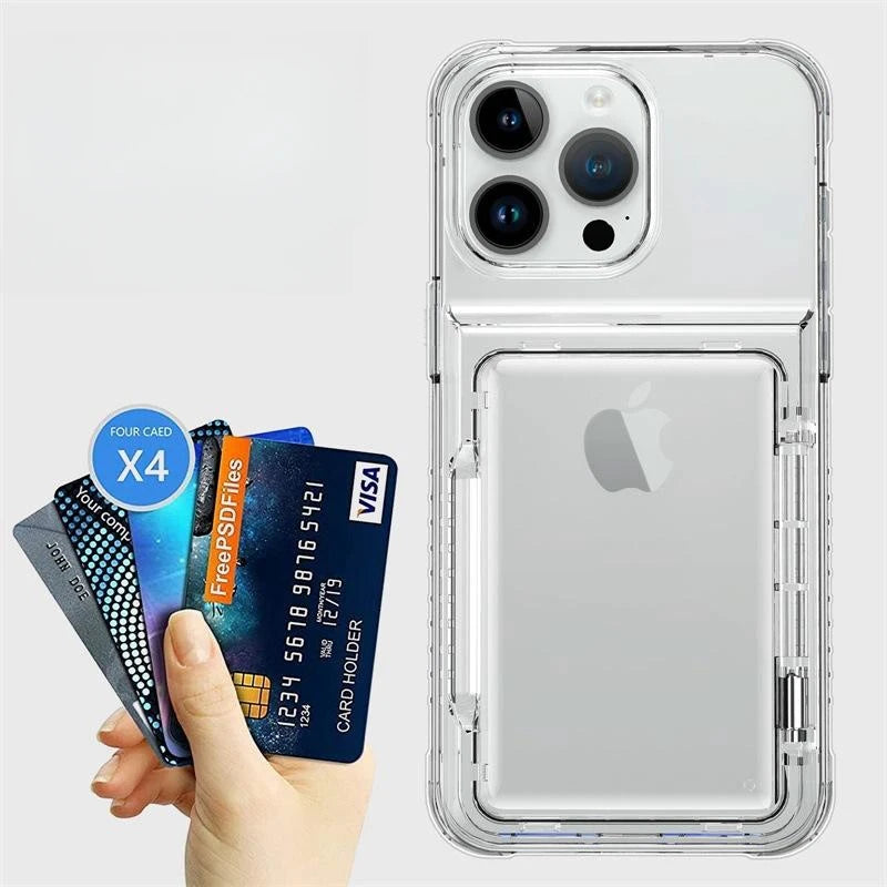 Card Holder Phone case For iPhone 15 14