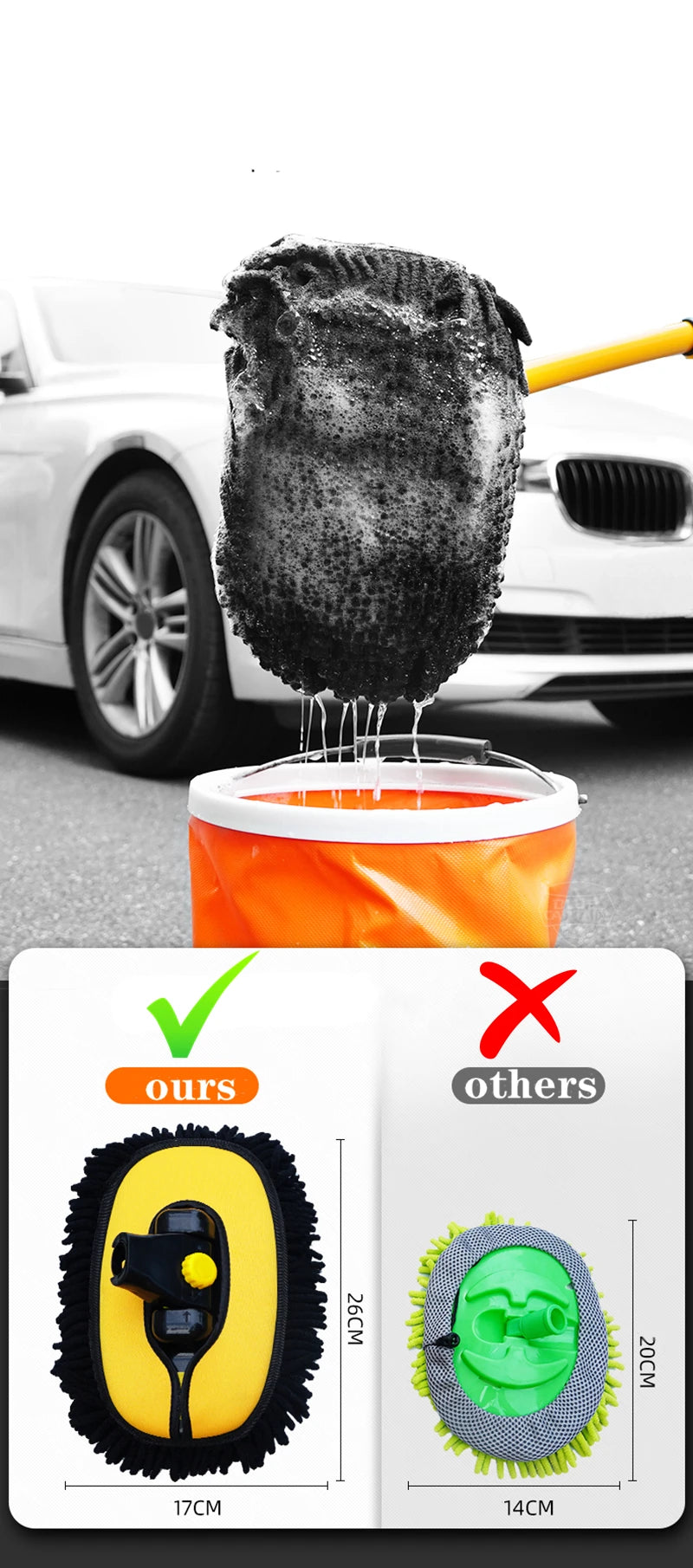 2022 New Car Cleaning Brush Car Wash Brush