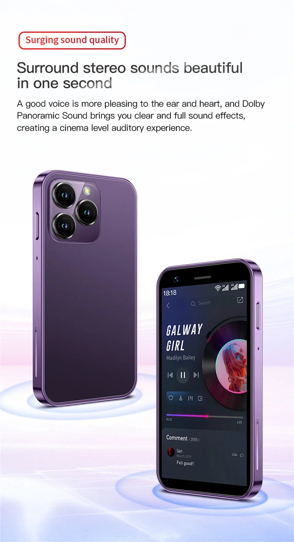Original SOYES XS16 Mini Smartphone Phone 4G LTE