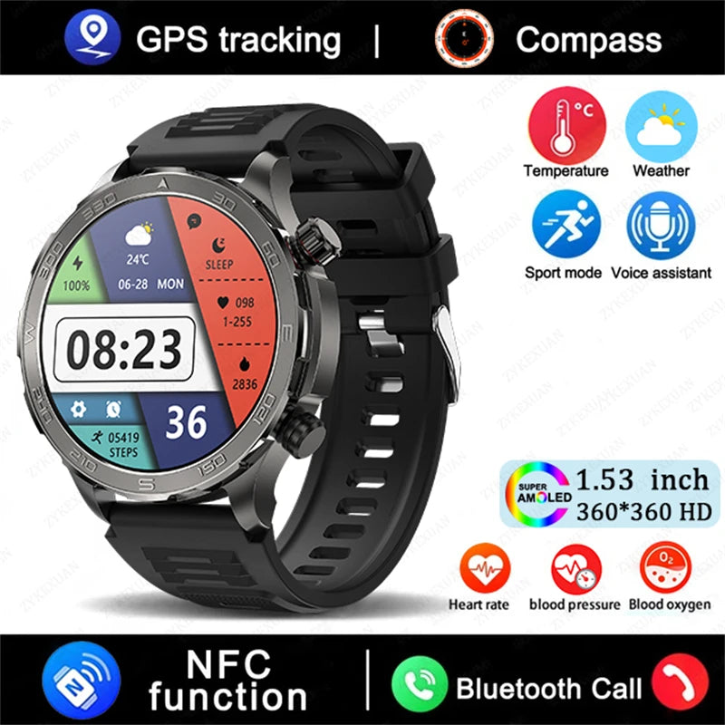 2025 New Bluetooth Call Smart Watch Men For