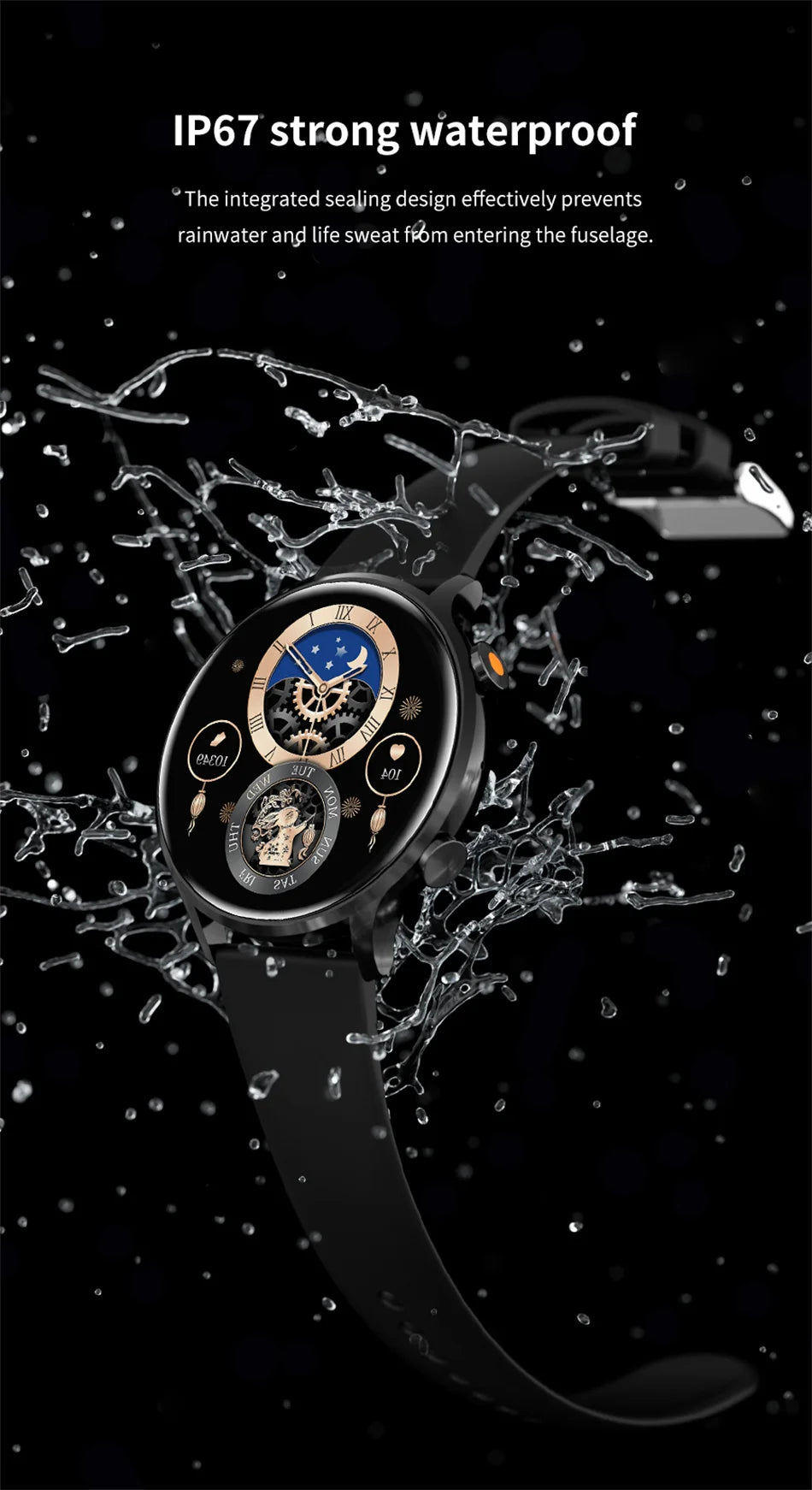 2025 New Smartwatch Women AMOLED HD Screen Always