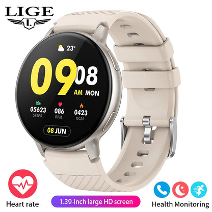 LIGE 2025 Smart Watch Women Bluetooth Call Custom