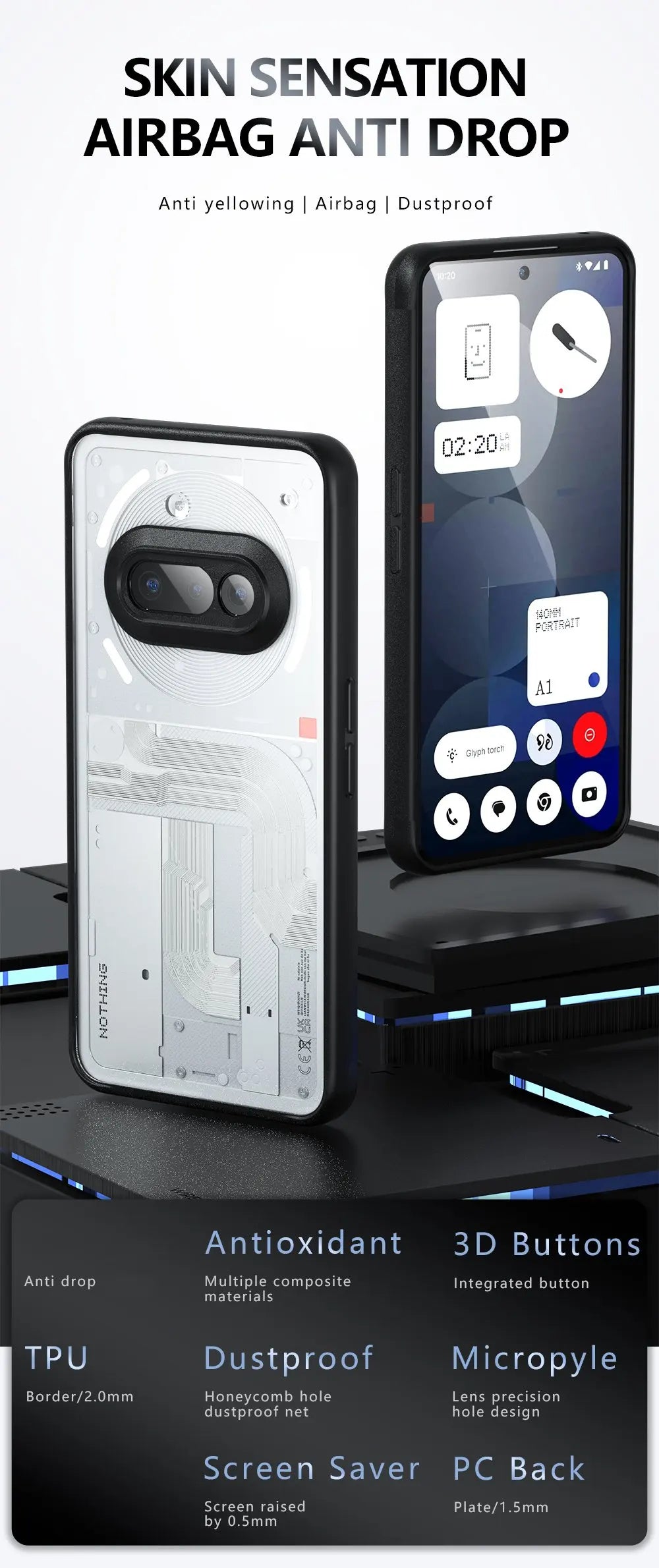 Clear Case For Nothing Phone 3a Cover Nothing