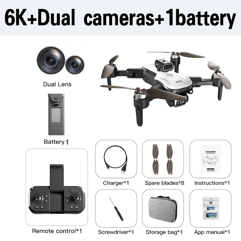 XIAOMI MIJIA S2S Mini Drone Profesional 8K Dual