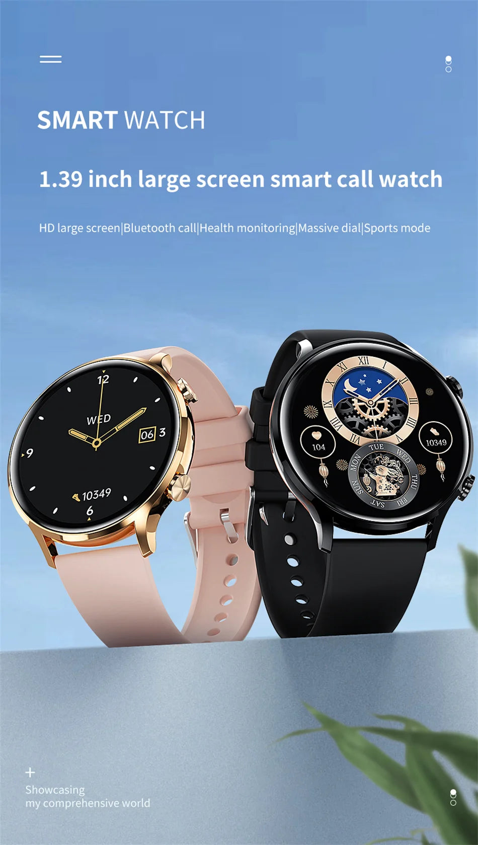 2025 New Smartwatch Women AMOLED HD Screen Always