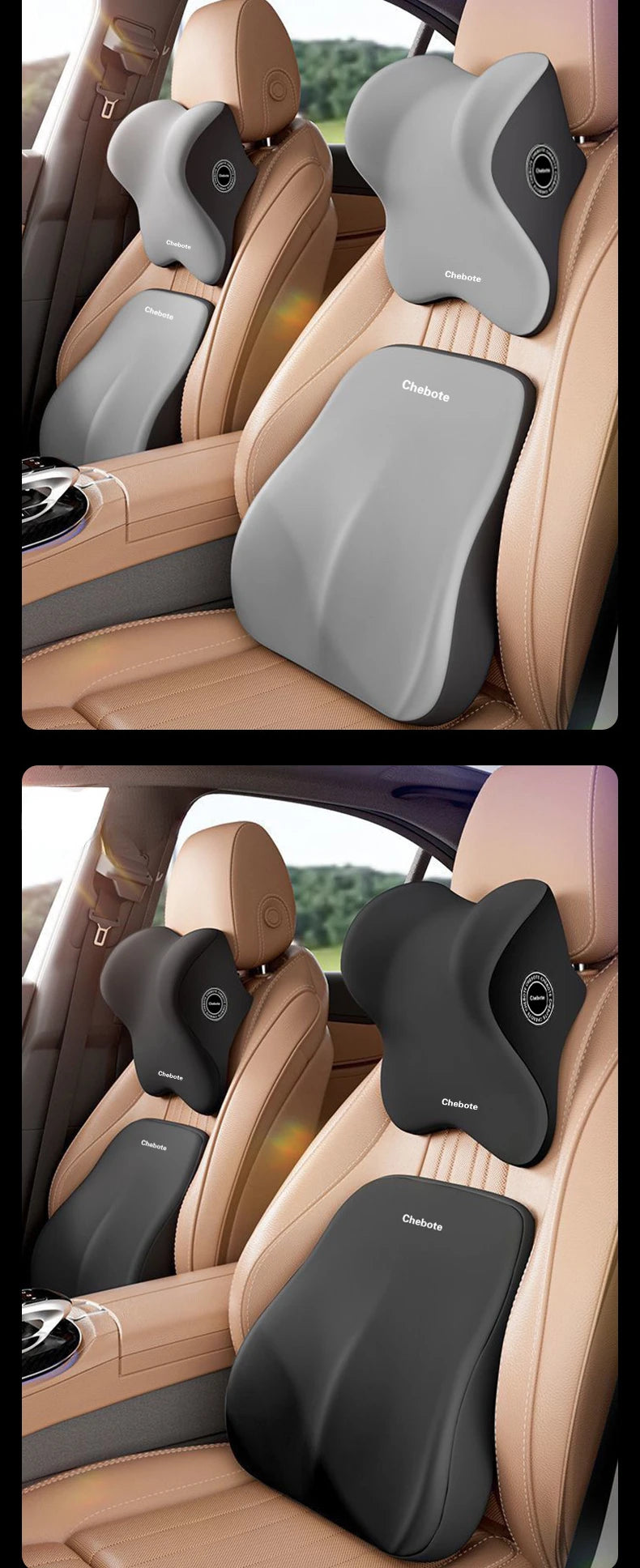 High Quality Memory Cotton Car Neck Pillow Waist
