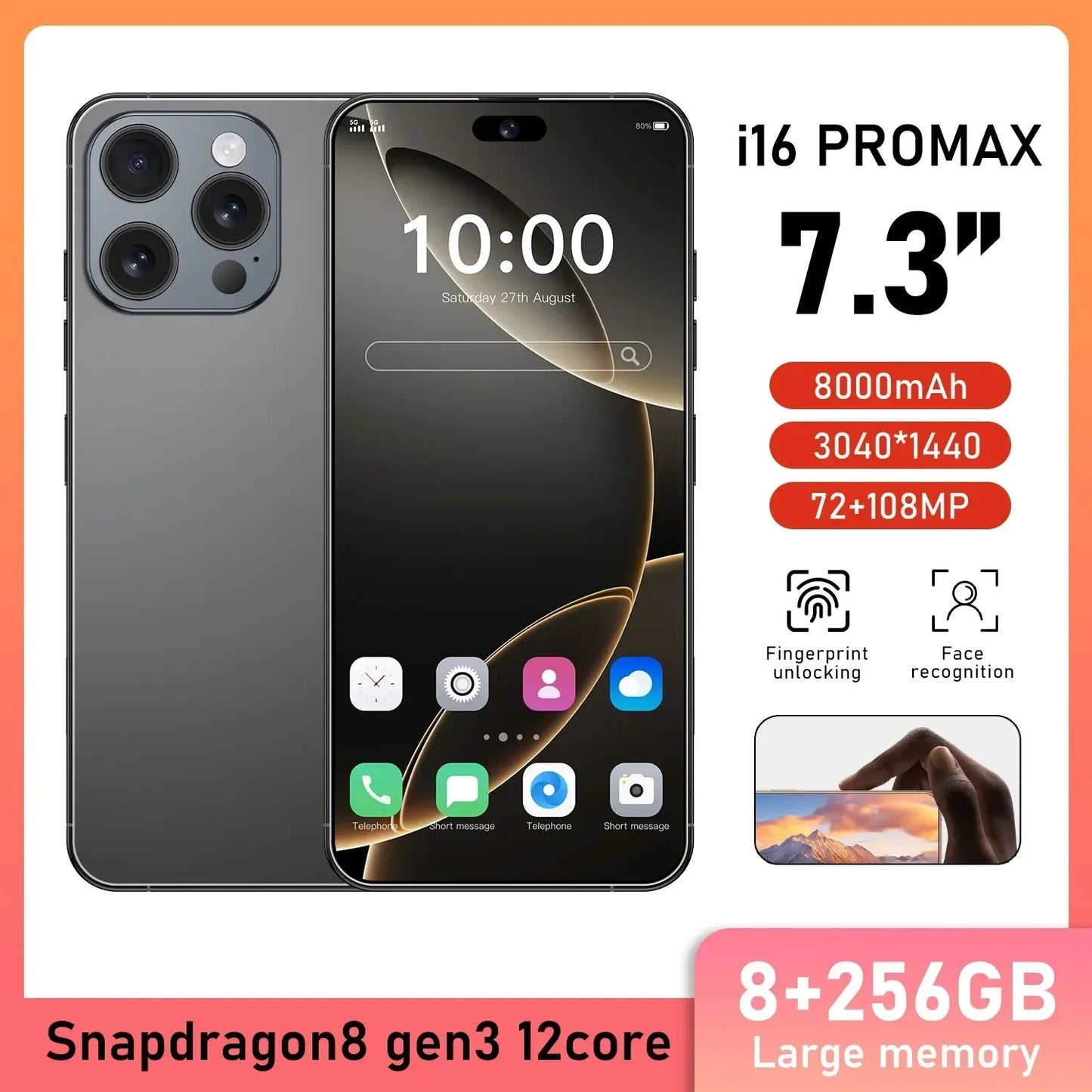 Fiber Cases For SMS i16 Pro Max Mobile