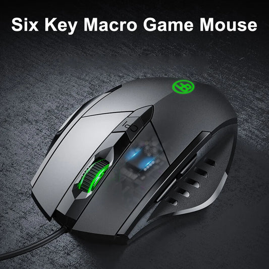 USB Wired Mouse, 7200 DPI Corded Computer Mouse