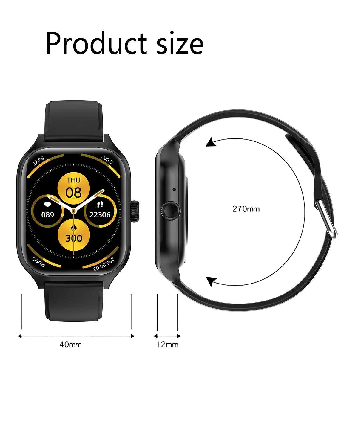 2025 Smart Watch Android IOS Phone 2.01 Inch