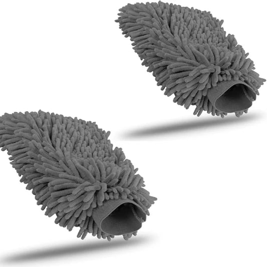 Microfiber cleaning gloves, car surface cleaning, interior cleaning,