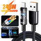 240W 10A Quick Charging USB C Cable Nylon
