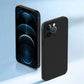 Luxury Black Silicone Matte Phone Case For iPhone
