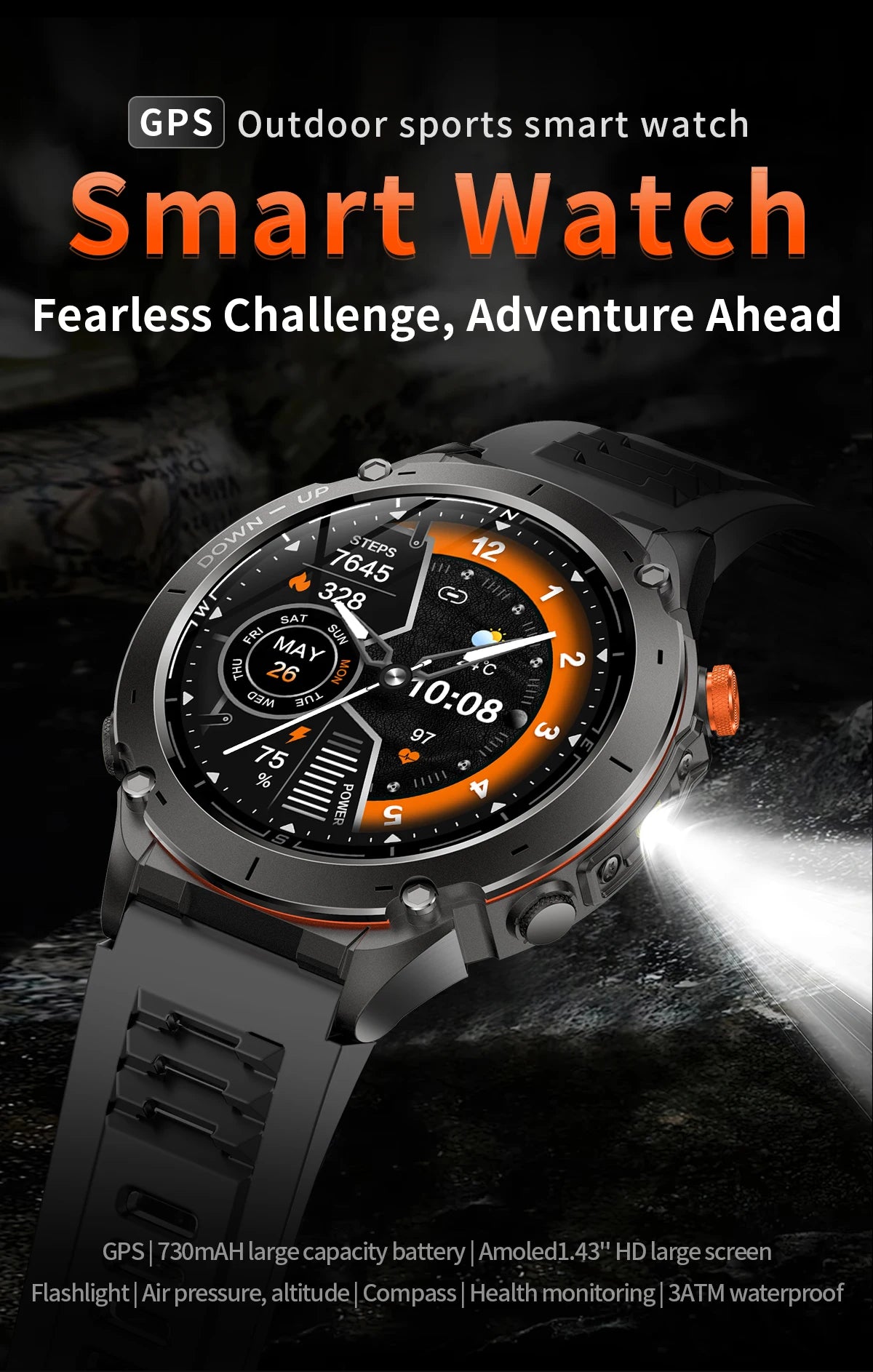 2025 New Smart Watch Men 1000mAh Large Capacity
