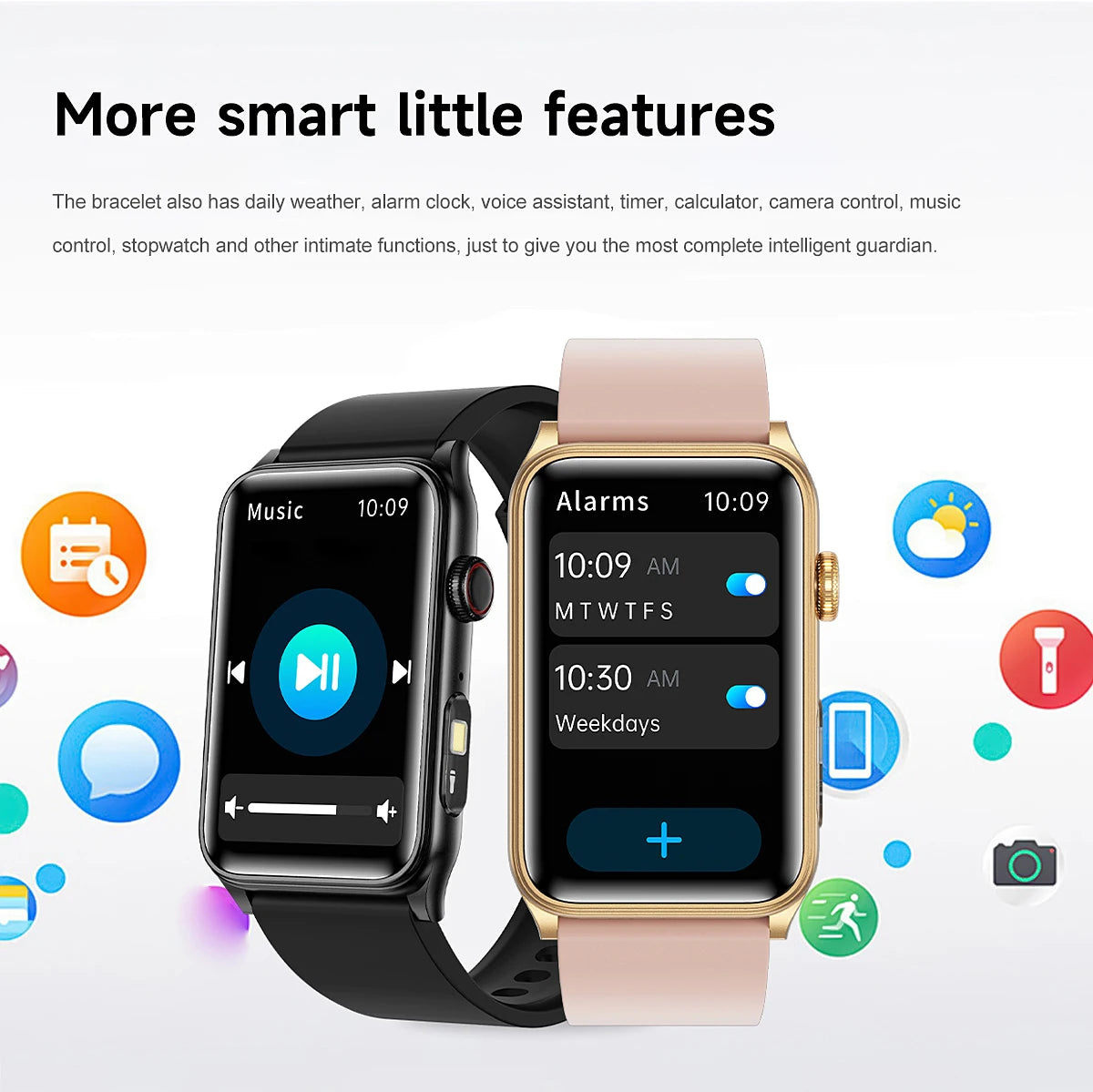 2025 New Smart Watch Men LED Bluetooth Call