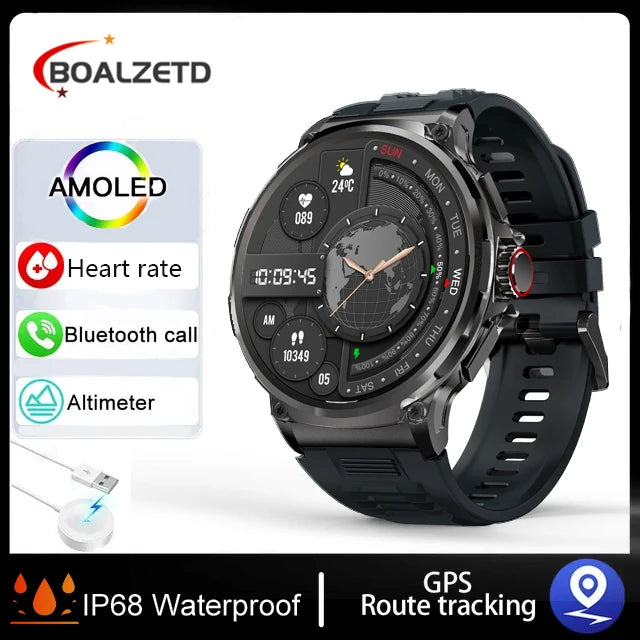 New 710mAh Bluetooth Call Smart Watch Men Sports