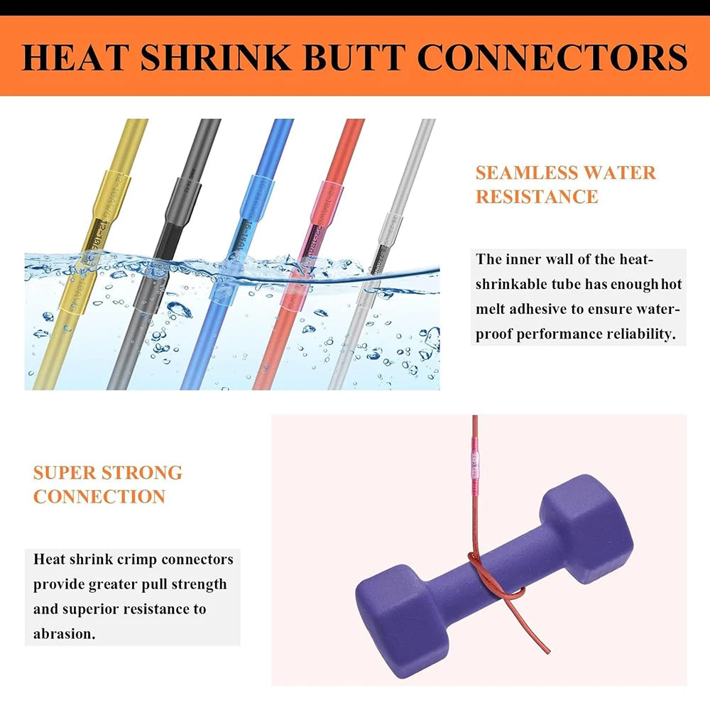 410PCS docking crimping welding sealing wire heat shrink