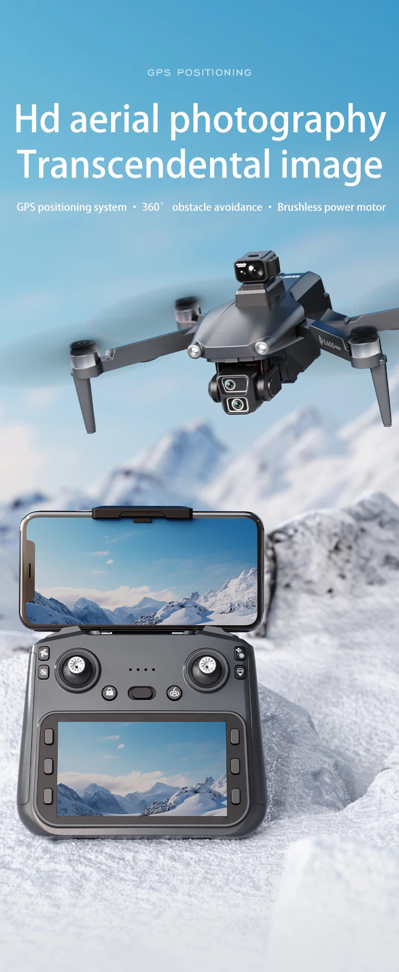 L600-1 Pro MAX GPS Drone 4K Professional HD