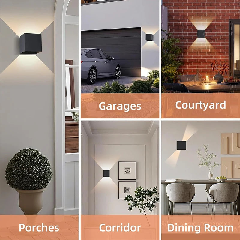 LED Modern Wall Lamp Up And Down Spot
