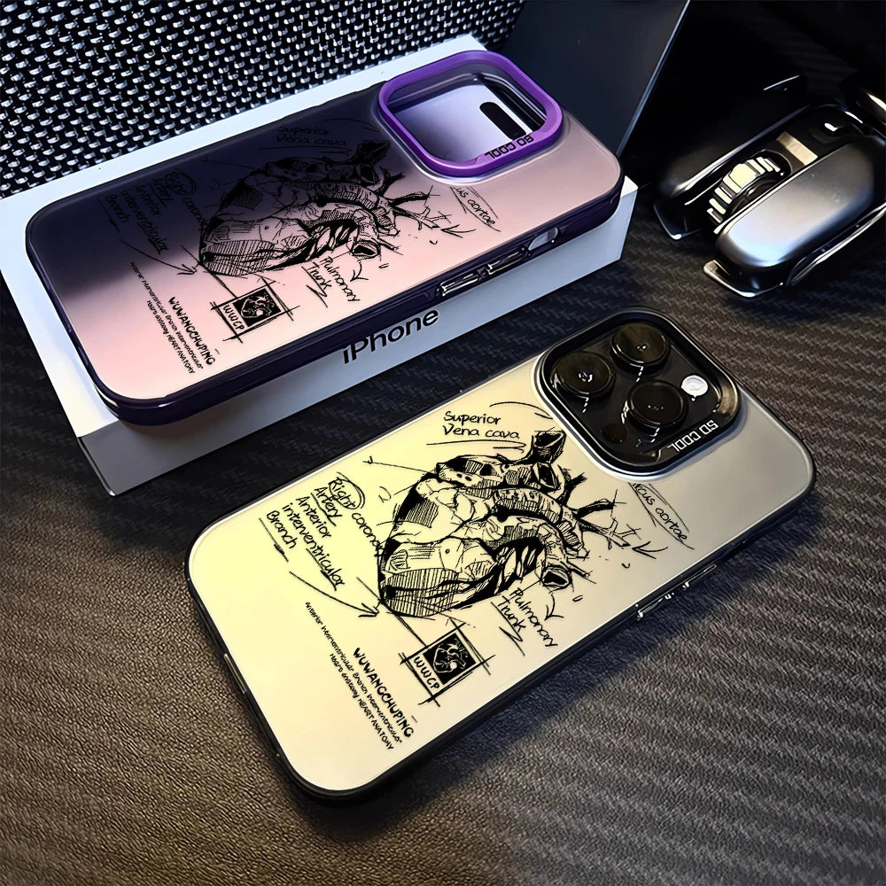 Creative Cardiovascular model Heart Medical Phone Case For