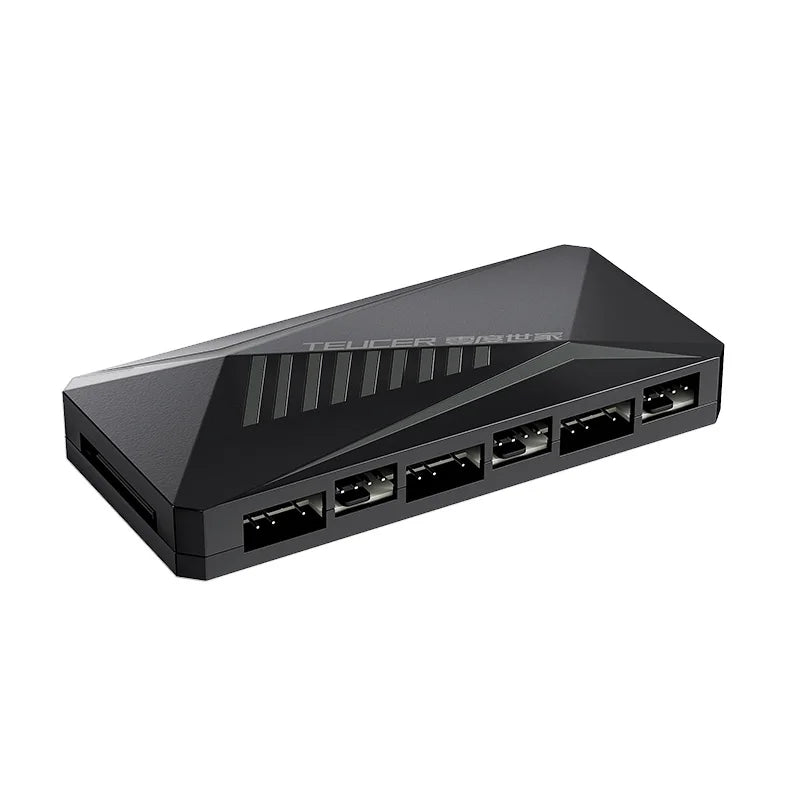 TEUCER 3 in 1 Fan Hub 4Pin PWM