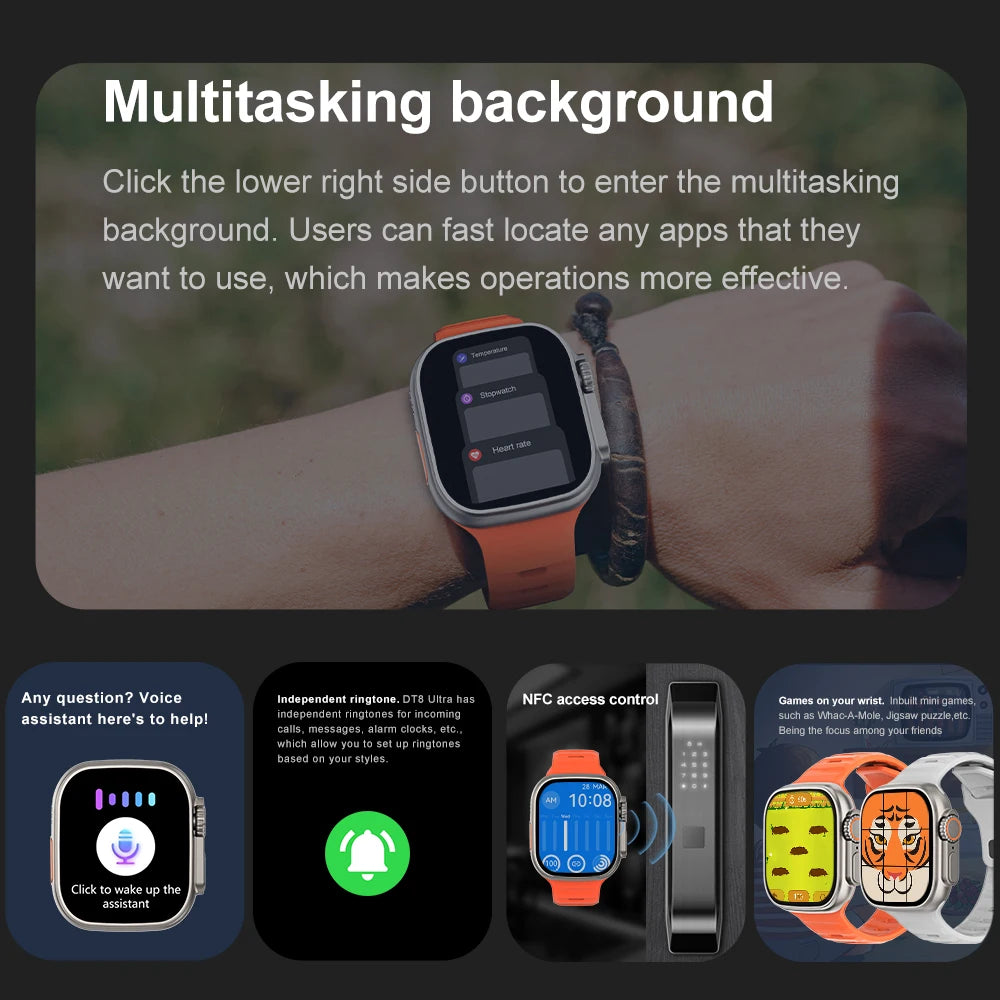For Apple Smart Watch 10 ultra x 3