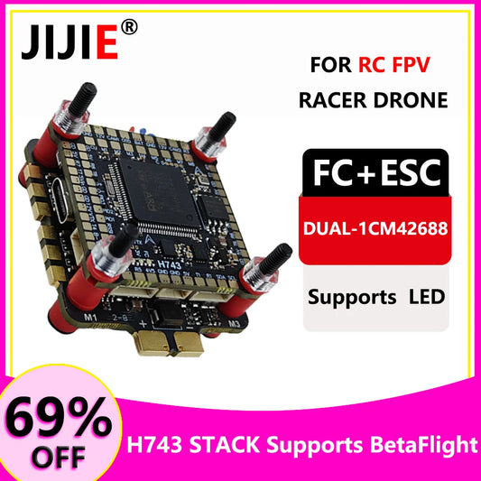 JIJIE H743 STACK Supports BetaFlight Flight Controller Dual