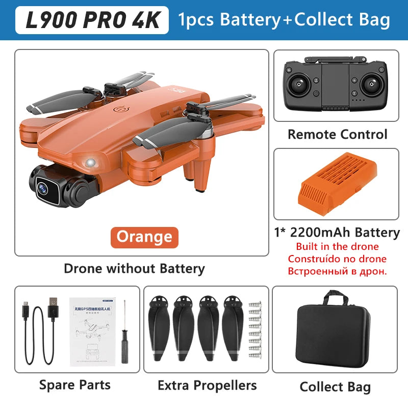 LYZRC L900 PRO GPS Drone 4K Professional HD