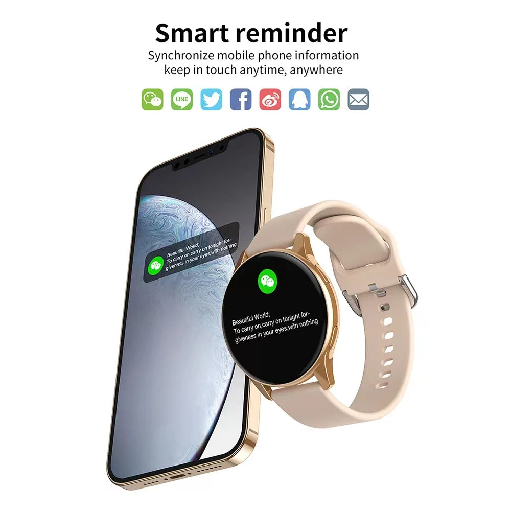 New Women Bluetooth Call Smart Watch HeartRate Blood