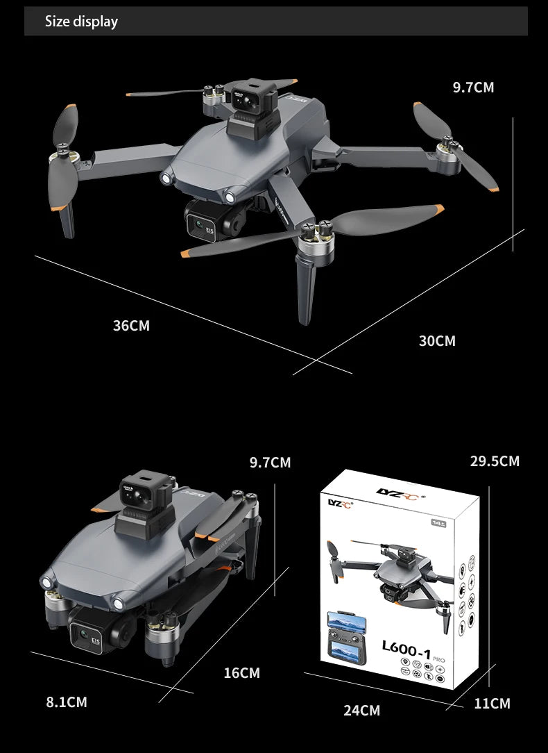 L600-1PRO MAX GPS Professional Drone With 4K HD