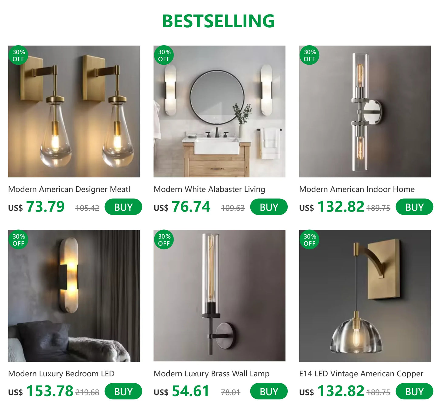 Modern Glass Wall Lamps Lustre LED Lambeth Knurled