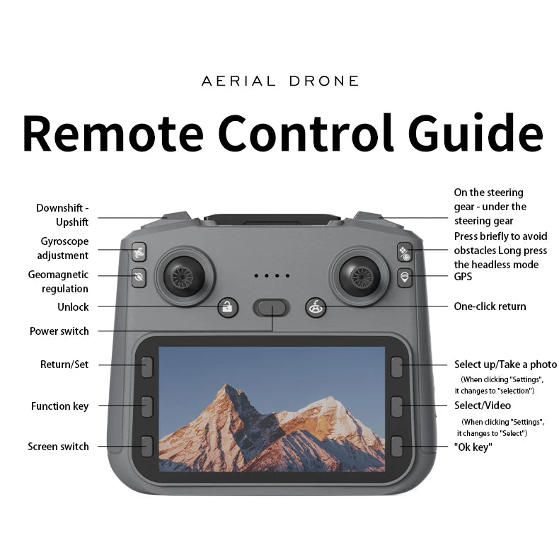 8K ESC Camera Obstacle Avoidance GPS Auto Return
