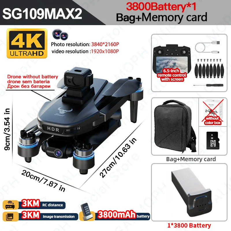 SG109 MAX2 GPS Professional Drone With 4K Camera