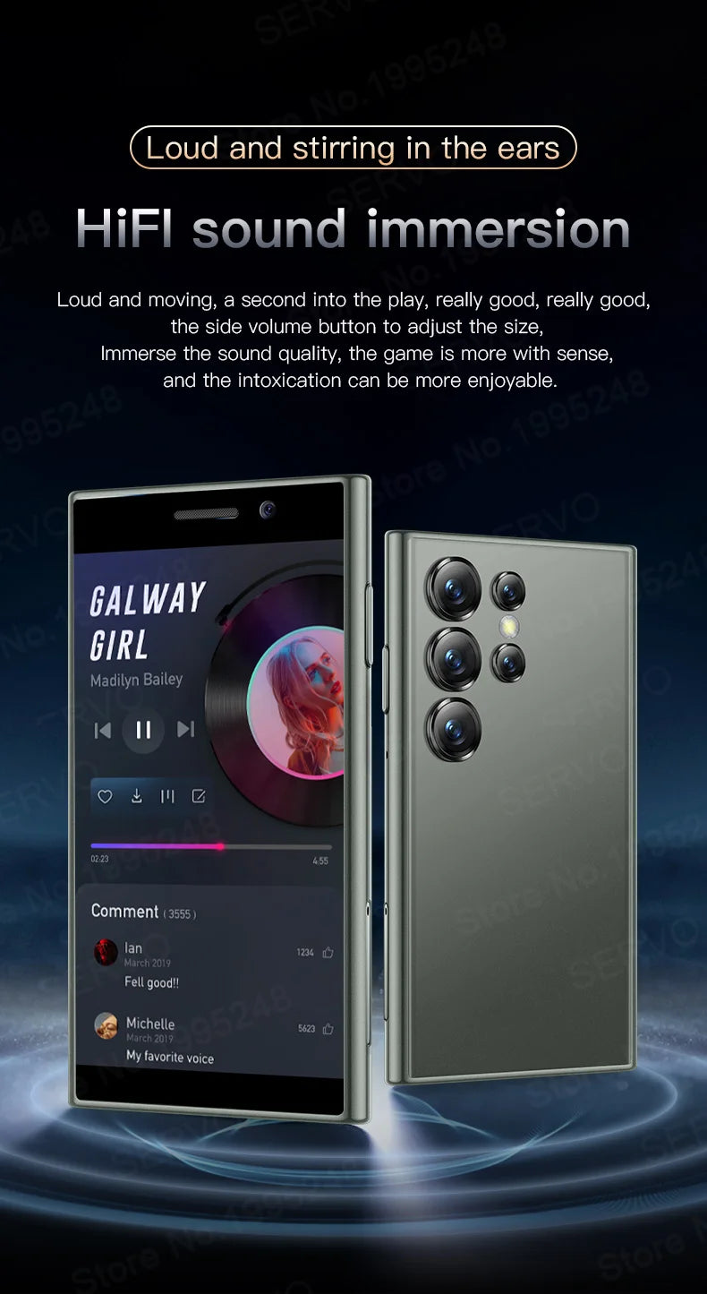 2024 New SERVO S24 Mini 4G Global Smartphone