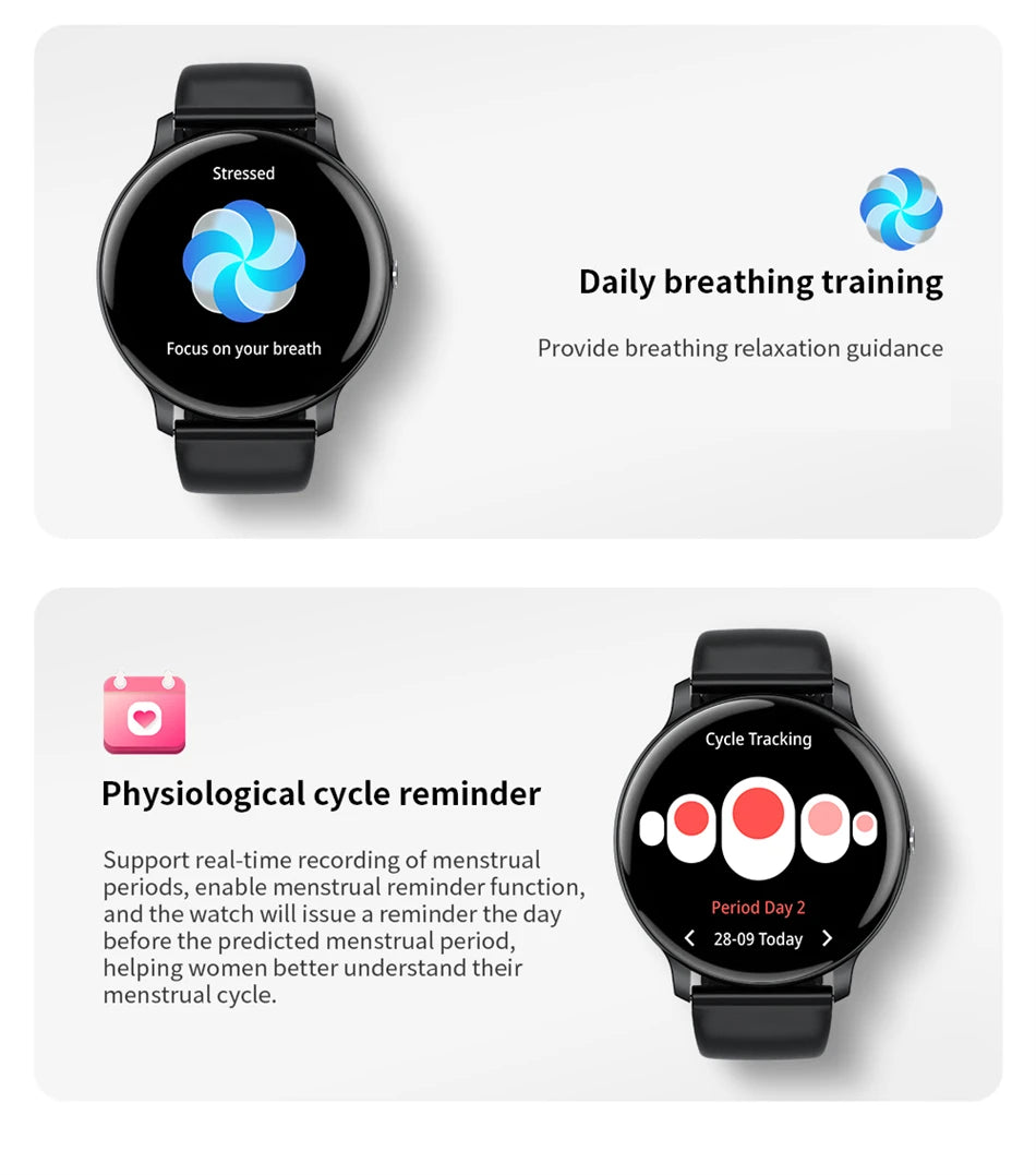 2025 New Smart Watch Women Men Bluetooth Call